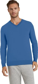 Falke Luxury V-Ausschnitt Pullover cornflower blue (Herren)