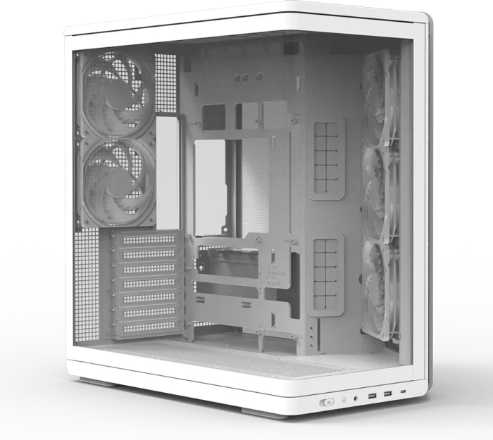 Zalman P60 White, Glasfenster