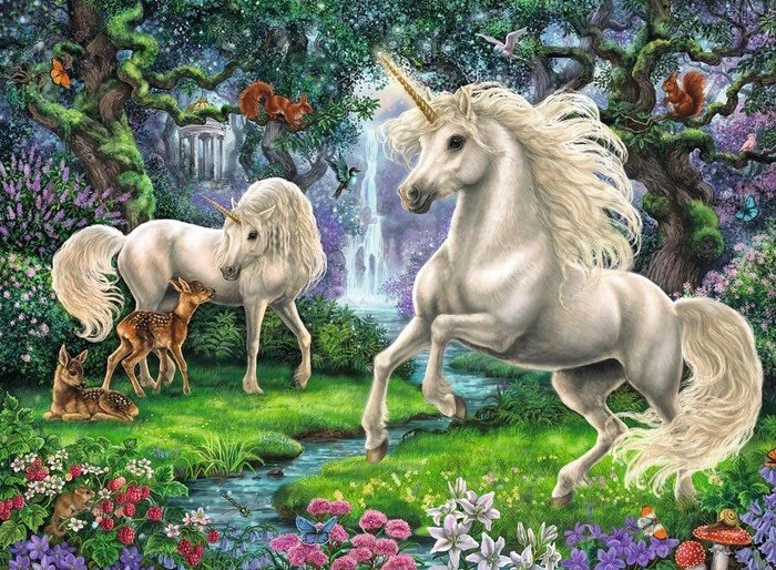 Ravensburger Puzzle Geheimnisvolle Einhörner