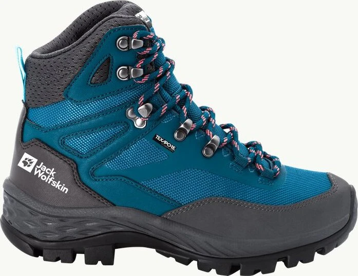 Jack Wolfskin Rebellion Guide Texapore Mid turquoise/coral (Damen)