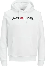 Jack & Jones Logo Hoodie weiß (Herren)