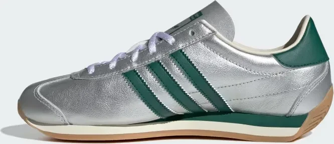 adidas Country OG silver metallic/collegiate green/cream white