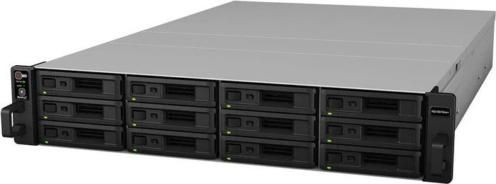 Synology RackStation RS18016xs+, 8GB RAM ECC, 4x RJ-45 1000Base-T, 2x USB 3.0, 2HE