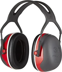 3M Peltor X3A Gehörschutz schwarz/rot