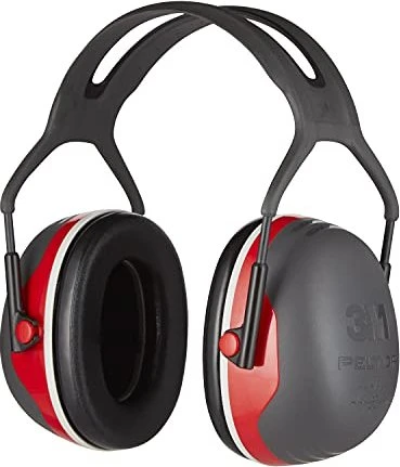 3M Peltor X3A Gehörschutz schwarz/rot