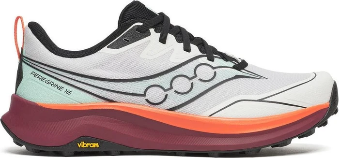 Saucony Peregrine 16 white/crimson (Herren)