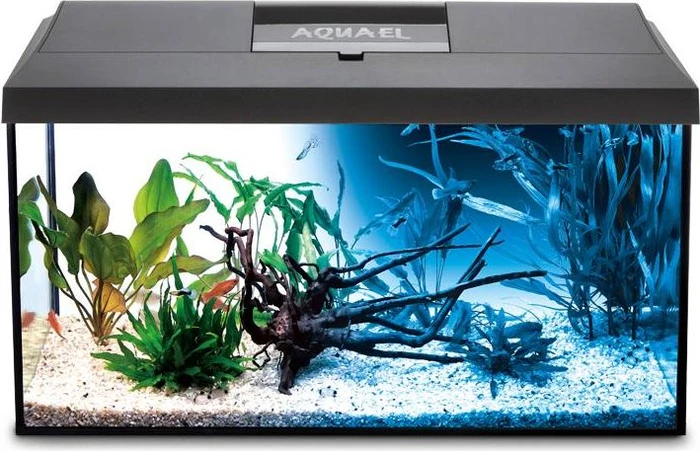 Aquael Leddy Day & Night 60, Aquarium-Set, schwarz, 54l