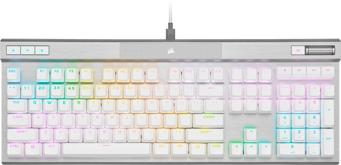 Corsair Gaming K70 RGB PRO, weiß, Corsair OPX, USB, DE