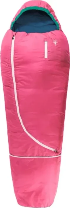 Grüezi bag Biopod Wolle World Traveller Mumienschlafsack claret red (Junior)