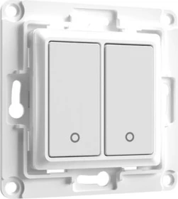 Shelly Wall Switch 2-fach weiß, Unterputz, Wandschalter