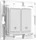Shelly Wall Switch 2-fach weiß, Unterputz, Wandschalter (WS2-WHITE)