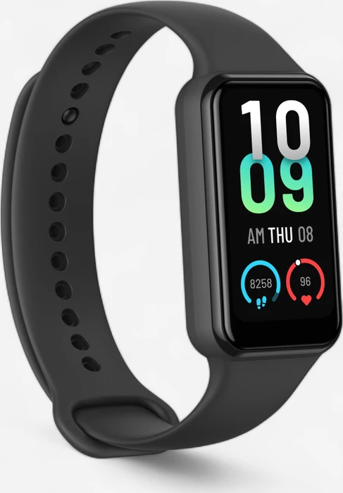Amazfit Band 7 Aktivitäts-Tracker schwarz mit Silikonarmband schwarz