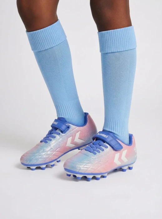 hummel Top Star FG multi colour pink/blue (Junior)