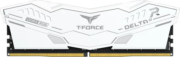 TeamGroup T-Force DELTAα RGB weiß UDIMM 8GB, DDR5-5200, CL38-40-40-84, X16