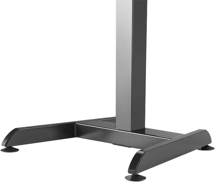 LogiLink elektrisch höhenverstellbarer Sitz-Steh-Schreibtisch 80x40cm schwarz/schwarz