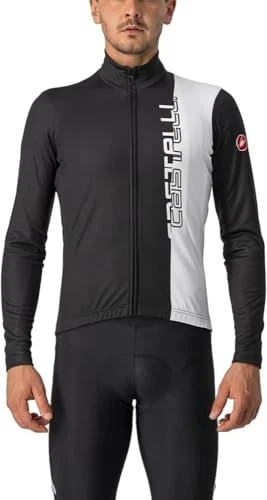 Castelli Traguardo Trikot langarm light black/white (Herren)