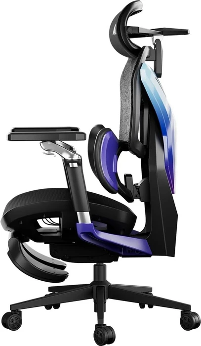 AutoFull G7 Gamingstuhl, schwarz/violett