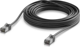 Ubiquiti UniFi Premium Patchkabel Outdoor, Cat6a, RJ-45/RJ-45, 8m, schwarz