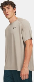 Under Armour Tech Textured Funktionsshirt kurzarm timberwolf taupe/black (Herren)