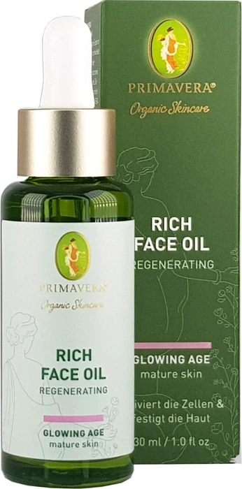 Primavera Glowing Age Rich Face Oil Regenerating, 30ml