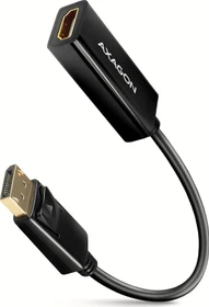 Axagon DisplayPort 1.2/HDMI 1.4b Adapterkabel schwarz, 0.15m