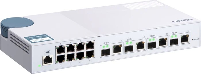 QNAP QSW-M400 Desktop Gigabit Managed Switch, 8x RJ-45, 4x RJ-45/SFP+