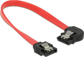 DeLOCK SATA 6Gb/s Kabel rot 0.2m, links gewinkelt (83962)