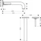Hansgrohe Axor Citterio Einhebel-Waschtischmischer Unterputz für Wandmontage mit Pingriff Auslauf 220mm und Rosetten brushed bronze Vorschaubild