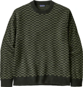 Patagonia Recycled Wool Blend Strickpullover finned/old growth green (Herren)