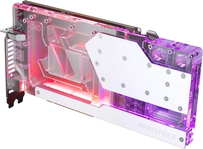 Phanteks Glacier G40 ASUS, RTX 4080 Strix & TUF weiß, mit Backplate