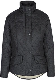 Barbour Flyweight Cavalry Quilted Jacke schwarz (Damen)