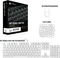 Corsair Pro Keycap Mod Kit, Kunststoff (PBT) Double-Shot, weiß, 105 Tasten, ISO-DE Vorschaubild