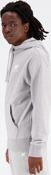 New Balance Essentials Stacked Logo French Terry Hoodie athletic grey (Herren)