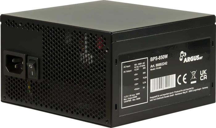 Inter-Tech ArgusNT BPS-850 850W, ATX 3.1