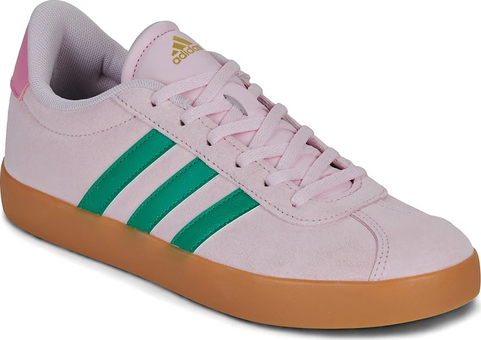 adidas VL Court 3.0 clear pink/court green/gum (Junior)