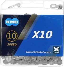 KMC X10 10-fach Kette grau/schwarz