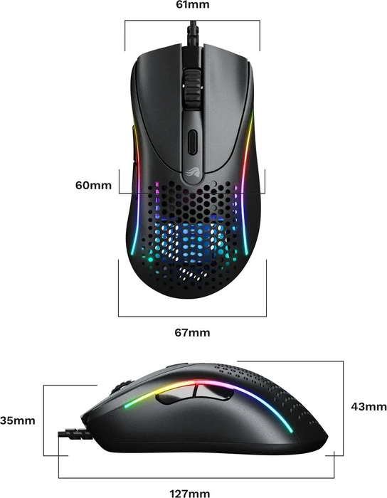 Glorious Model D 2 schwarz, USB