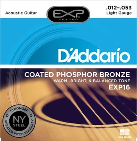 D'Addario EXP Coated Phosphor Bronze Light