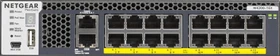 Netgear ProSAFE M4300 Desktop 10G Managed Switch, 16x RJ-45, 500W PoE+ (M4300-16X / XSM4316PB-100)