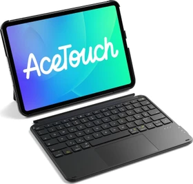 Inateck ACE Touch Ultraleicht Tastatur für iPad 10/iPad 11 A16, iPad Air 11" M2/M3, iPad Pro 11", Graphite, DE