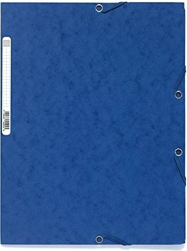 Exacompta Sammelmappe Colorspan 400g/m² mit Gummizug, A4, blau, 25er-Pack
