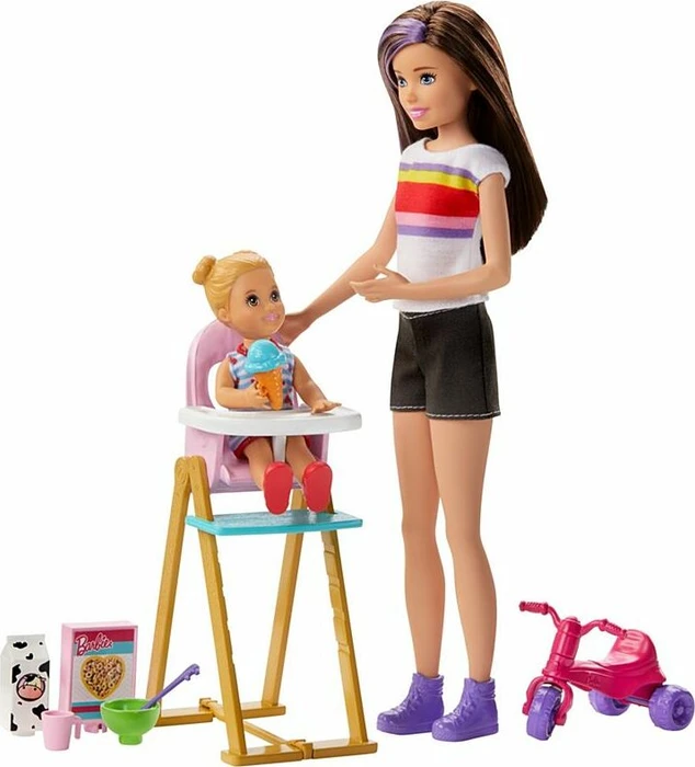 Mattel Barbie - Skipper Babysitters Inc. Spielset zum Füttern