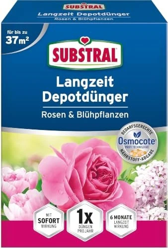 Evergreen Garden Care Substral Langzeit Depotdünger für Rosen & Blühpflanzen, 1.5kg