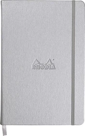 Rhodia Boutique Webnotebook, A5, punktiert, Hardcover, silber, 96 Blatt