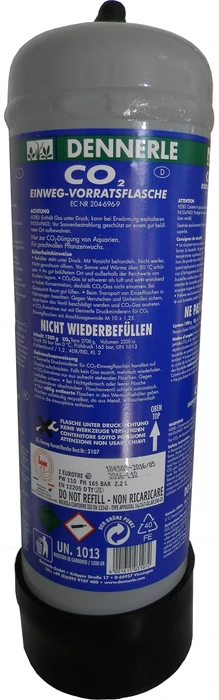 Dennerle CO2 Druckflasche, Einweg