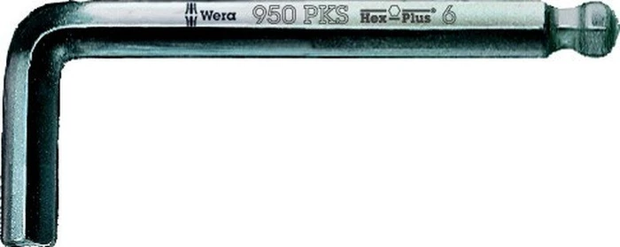 Wera 950 PKS Innensechskant Winkelschlüssel, 4x80mm