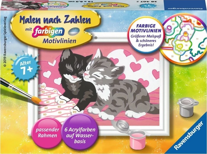 Ravensburger Malen nach Zahlen Kuschelkatzen