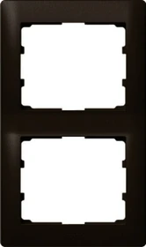 Legrand Galea Life Rahmen 2-fach senkrecht, dark bronze