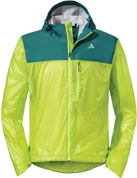 Schöffel Hybrid Flow Trail Fahrradjacke lime pop (Herren)