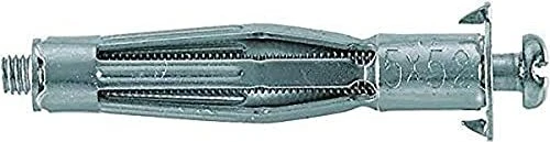 fischer HM 8x54 SS Hohlraum-Metalldübel Schrauben/Dübel-Sortiment, 50 Stück